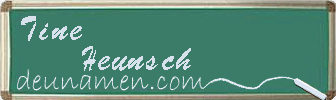 Tine Heunsch Visitenkarte